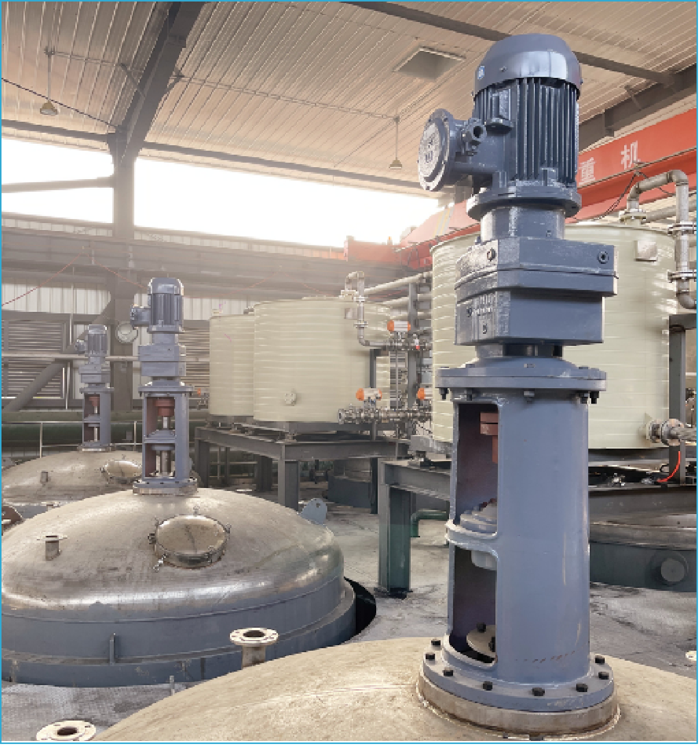 IE5 synchronous reluctance motor applied in battery material mixing equipment