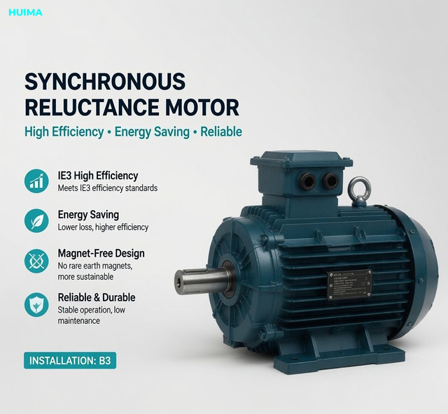 IE3 Synchronous Reluctance Motor System